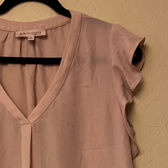 Philosophy Republic Blush Pink Top - Picture 3 of 11